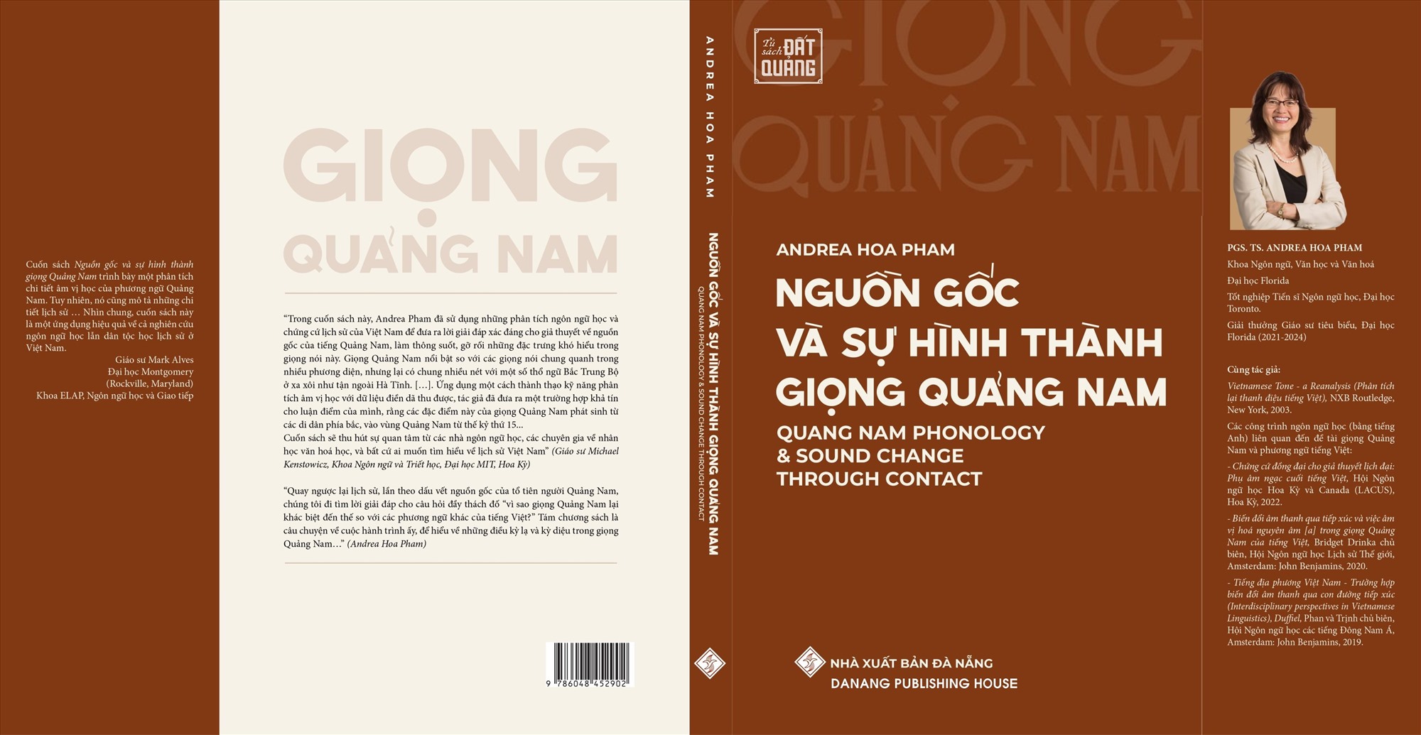 Bìa sách “Nguồn gốc và sự hình thành giọng Quảng Nam”.